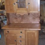 Kitchen Nook - After - Restored in a Light Oak Color.  March 9, 1999. Kitchen Nook - After - Restored in a Light Oak Color. March 9, 1999.