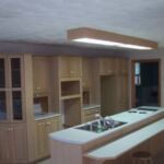 Kitchen Restoration 01 - before. White-wash finish. March 7, 2005.