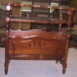 Magazine Table 01 - after. Refinished in medium-brown walnut. July 26, 2004. Magazine Table 01 - after. Refinished in medium-brown walnut. July 26, 2004.