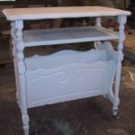 Magazine Table 01 - before. Painted white, made of solid walnut. May 7, 2004. Magazine Table 01 - before. Painted white, made of solid walnut. May 7, 2004.