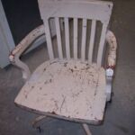 Office Chair 01 - Before. Solid maple and oak, painted white. March 5, 2005. Office Chair 01 - Before. Solid maple and oak, painted white. March 5, 2005.