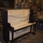 Piano 01 - Upright - Prepped for Work. July 15, 2000. Piano 01 - Upright - Prepped for Work. July 15, 2000.