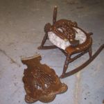 Rocking Chair 01 - Before.  Made of quarter-cut oak.  February 27, 2003. Rocking Chair 01 - Before. Made of quarter-cut oak. February 27, 2003.